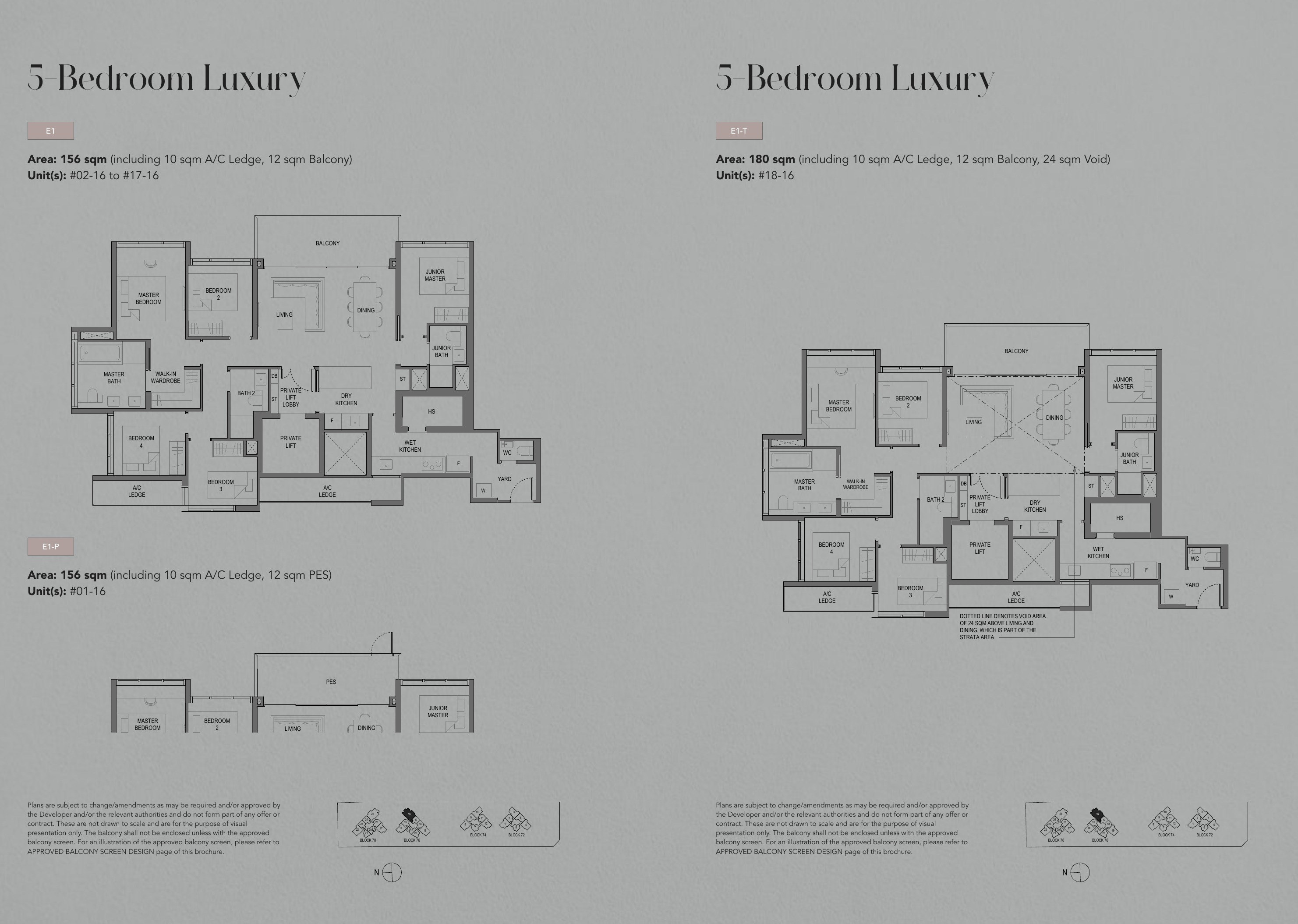 Sora 5 Bedroom 5 Bedroom Luxury floor plan